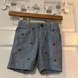 Janie and Jack pineapple shorts